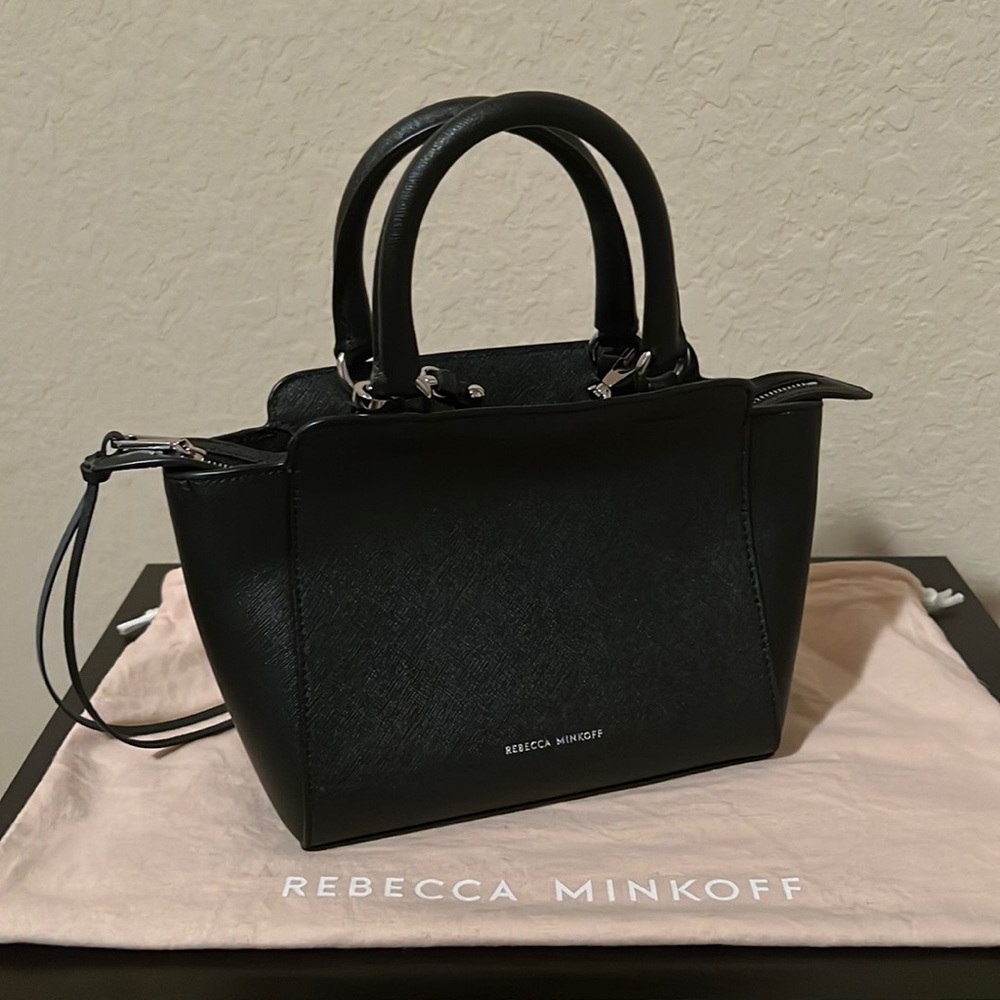 Black Satchel Bag- Micro Satchel